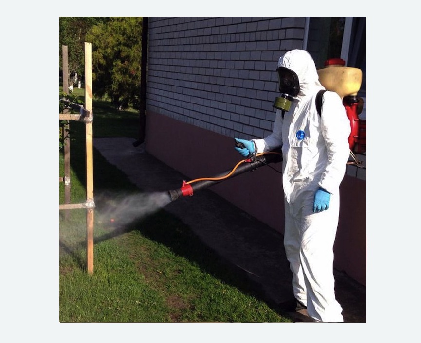 травля клещей на участке в Перевицком Торжке