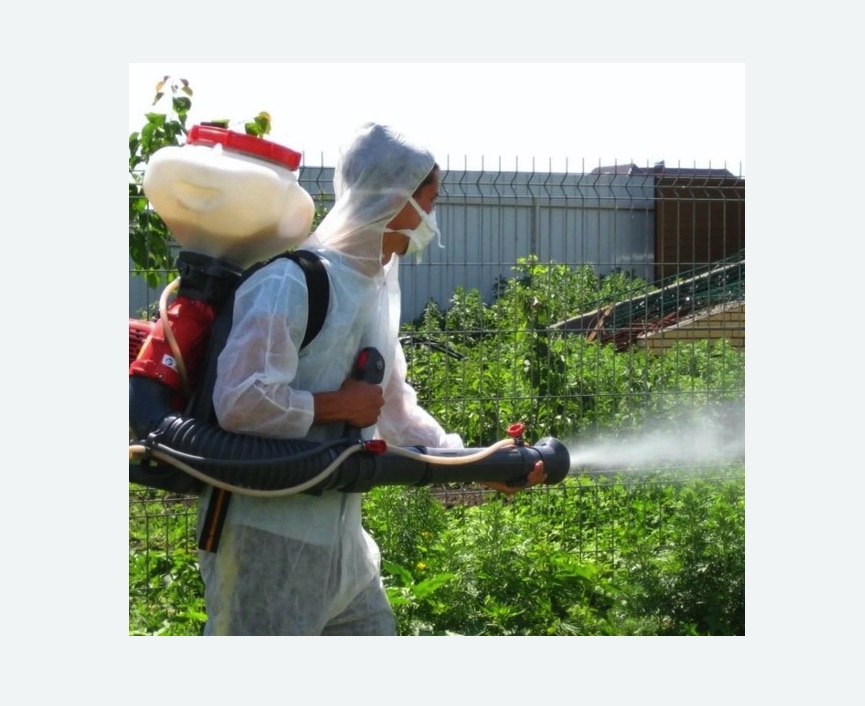 Акарицидная обработка территории в Перевицком Торжке